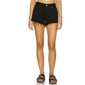Pistola Gigi Low Rise Cut Off Shorts‎ Black Size 30